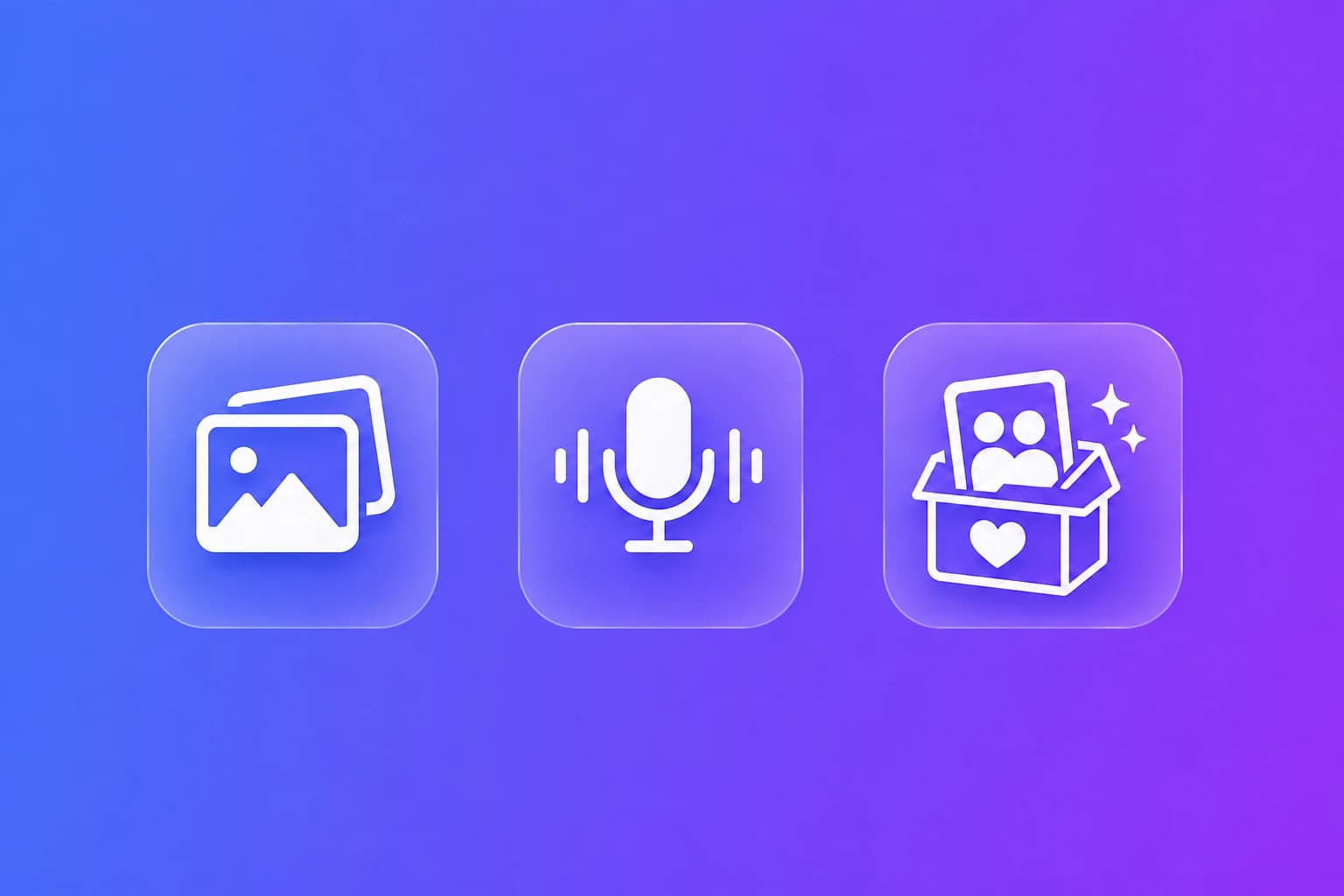 Update: photos, voice messages and stories