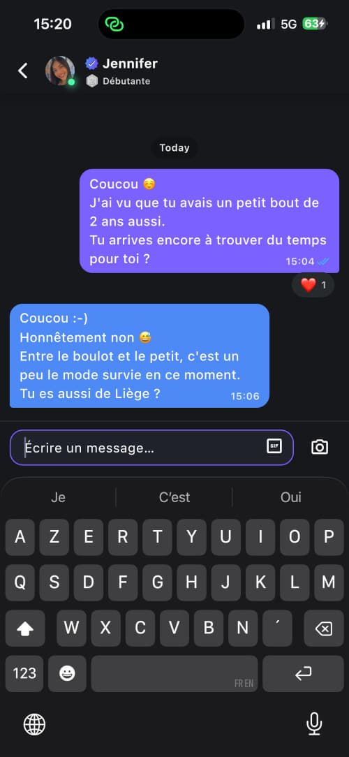 Purple conversation
