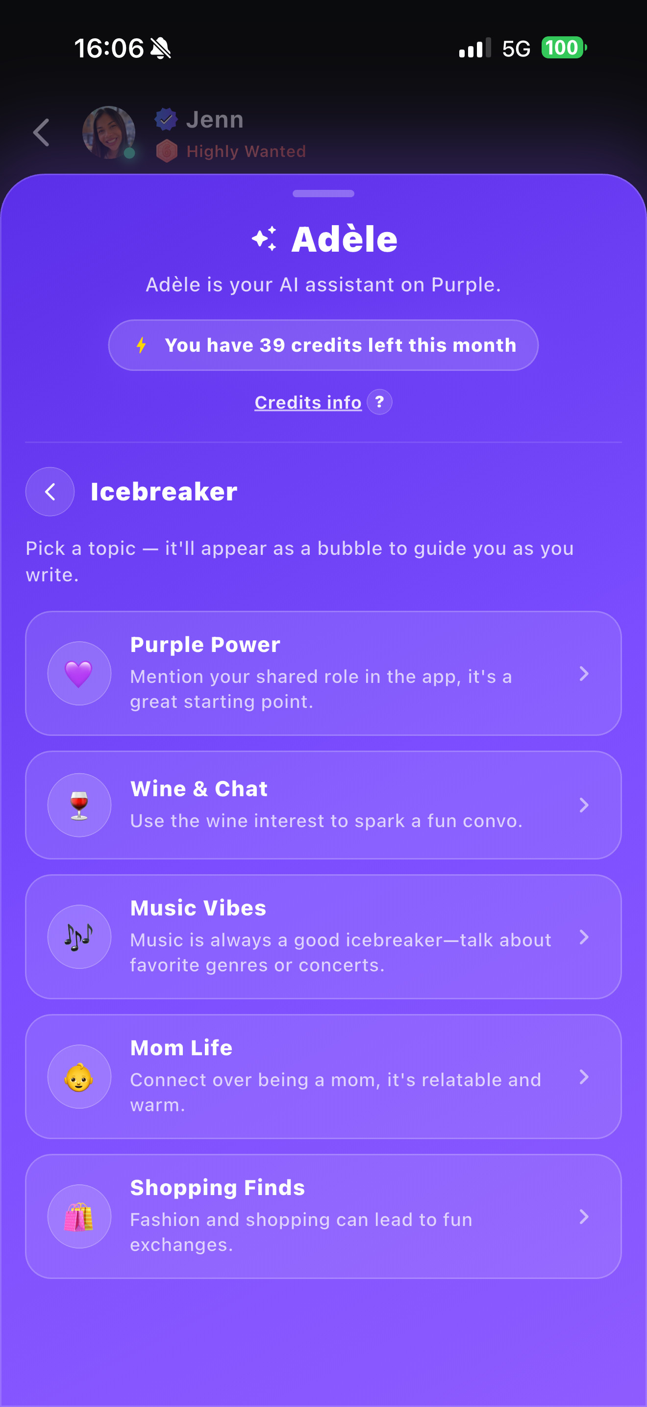Adèle conversation ideas