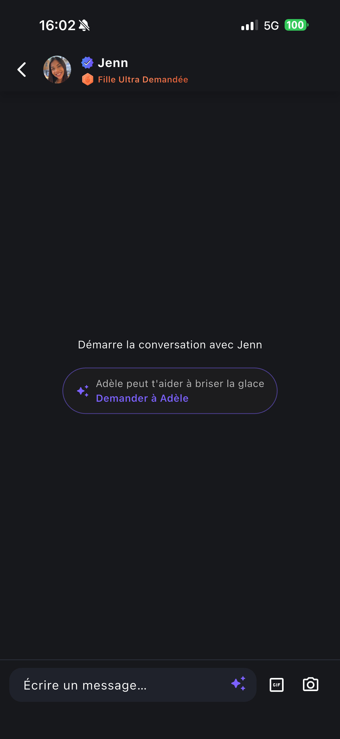 Briser la glace avec Adèle