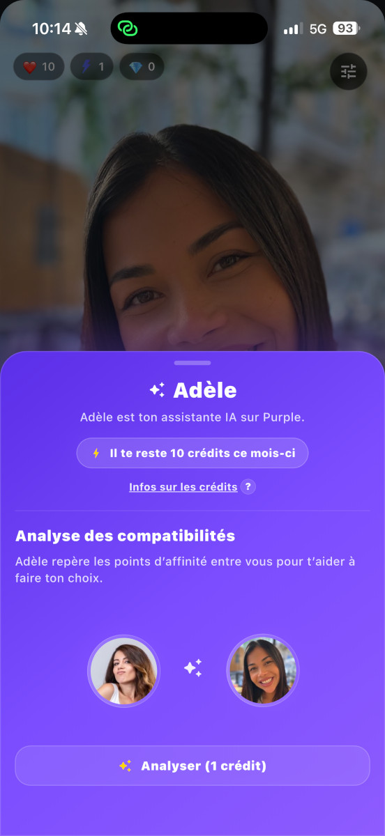 Analyser un profil avec Adèle