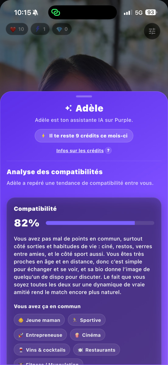 Résultat de l’analyse avec Adèle
