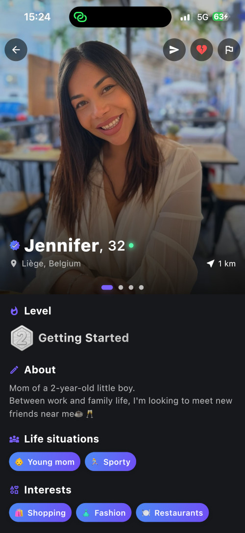 Purple app messaging